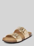 Geox Sandalette mit Nieten Modell 'BRIONIA' in Gold, Größe 38