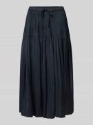 OPUS Midirock mit gelegten Falten Modell 'Ribane french' in Marine, Gr...