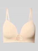 DORINA Soft-BH mit Spitzenbesatz Modell 'MICHELLE' in Beige, Größe 75B