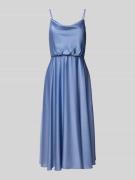 Jake*s Cocktail Knielanges Cocktailkleid mit Wasserfall-Ausschnitt in ...