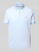 Tommy Hilfiger Regular Fit Poloshirt aus Baumwoll-Mix in Hellblau, Grö...