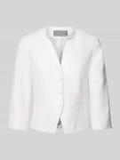 WHITE LABEL Blazer mit Leistentaschen in Offwhite, Größe 50
