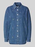 Pepe Jeans Relaxed Fit Jeansbluse mit Motiv-Stitching Modell 'BLOSSOM'...