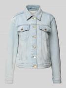 Marc O'Polo Regular Fit Jeansjacke aus Baumwoll-Mix in Hellblau Melang...