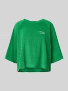 Jake*s Casual T-Shirt aus Frottee mit Statement Stitching in Grass, Gr...