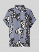 JAKE*S STUDIO WOMAN Relaxed Fit Bluse mit Kappärmeln in Jeansblau, Grö...