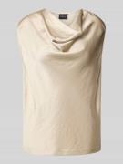 s.Oliver BLACK LABEL Loose Fit Satinbluse aus Viskose-Mix in Sand, Grö...