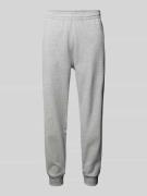 REVIEW Essentials Sweatpants in Hellgrau Melange, Größe XL