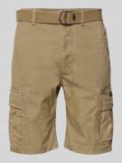 Superdry Regular Fit Cargoshorts mit Gürtel Modell 'Heavy' in Beige, G...