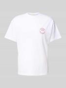 BLKVIS T-Shirt mit Logo-Print Modell 'SOURCE' in Weiss, Größe L