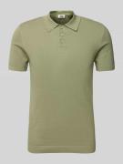 Drykorn Slim Fit Poloshirt mit Strukturmuster Modell 'TRITON' in Schla...