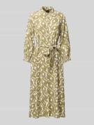 s.Oliver BLACK LABEL Tailliertes Hemdblusenkleid aus reiner Viskose in...