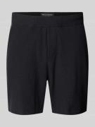 Marc O'Polo Loose Fit Sweatshorts aus reiner Baumwolle in Black, Größe...