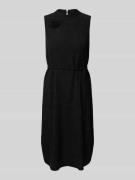 s.Oliver BLACK LABEL Knielanges Kleid aus Lyocell-Mix in Black, Größe ...