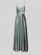 Laona Abendkleid mit Wasserfall-Ausschnitt in Hellgruen, Größe 34