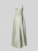 Laona Abendkleid mit Spitzenbesatz in Gruen, Größe 36