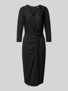 Lauren Ralph Lauren Knielanges Kleid mit Knotendetail Modell 'CAROLETT...