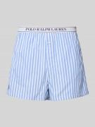 Polo Ralph Lauren Pyjama-Shorts mit elastischem Logo-Bund in Hellblau,...