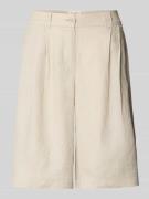 Christian Berg Woman Loose Fit Bermudas aus reinem Leinen in Beige, Gr...