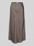 Drykorn Midirock aus Satin mit elastischem Bund Modell 'URA' in Schlam...