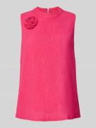 s.Oliver BLACK LABEL Regular Fit Blusentop aus Lyocell-Mix in Pink, Gr...