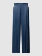 Part Two Hose aus Viskose mit Eingrifftaschen in Marine, Größe 38