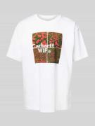 Carhartt Work In Progress T-Shirt mit Label-Print Modell 'VALLEY' in W...
