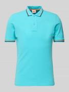 Sundek Poloshirt mit kurzer Knopfleiste Modell 'Brice' in Aqua, Größe ...