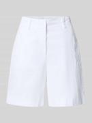 Marc O'Polo Slim Fit Shorts aus Twill in Weiss, Größe 44