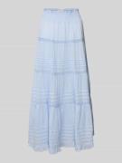 Neo Noir Maxirock im Stufen-Look Modell 'Felicia' in Hellblau, Größe 3...