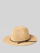 Barts Hut aus Stroh mit Label-Detail Modell 'CELERY' in Beige, Größe M