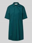 Christian Berg Woman Knielanges Hemdblusenkleid mit 1/2-Arm in Dunkelg...