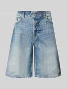 Review Baggy Fit Jeans Shorts im 5-Pocket-Design - Jorts in Bleu, Größ...