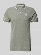 Blend Regular Fit Poloshirt mit gerippten Abschlüssen Modell 'NATE' in...