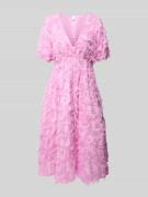 YAS Cocktailkleid mit Strukturmuster Modell 'PAZYLLA' in Flieder, Größ...