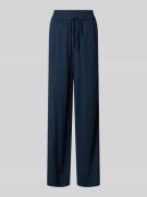 Selected Femme High Waist Hose aus Viskose-Leinen-Mix Modell 'VIVA-GUL...