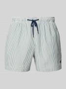 MCNEAL Badehose mit elastischem Bund und Tunnelzug in Dunkelgruen, Grö...