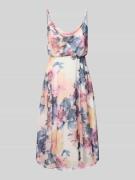 Jake*s Cocktail Cocktailkleid mit Wasserfall-Ausschnitt in Ecru, Größe...