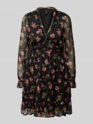 Vero Moda Tailliertes Minikleid mit Volants Modell 'SMILLA' in Black, ...