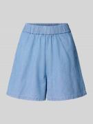 Pieces Loose Fit Jeansshorts aus reiner Baumwolle Modell 'MIA' in Hell...