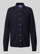 Fynch-Hatton Freizeithemd mit Button-Down-Kragen in Marine, Größe 3XL