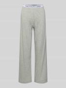 Polo Ralph Lauren Straight Leg Pyjama-Hose mit elastischem Label-Bund ...