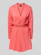 BOSS Minikleid in Wickel-Optik Modell 'Dimkai' in Pink, Größe 36