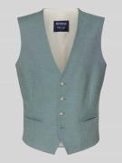MCNEAL Weste mit Knopfleiste und Paspeltaschen in Gruen, Größe 50