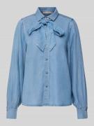 Christian Berg Woman Selection Regular Fit Schluppenbluse mit Knopflei...