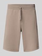 ARMANI EXCHANGE Sweatshorts mit elastischem Bund in Taupe, Größe S