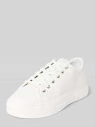 Marc O'Polo Low Top Sneaker mit Ziernähten in Weiss, Größe 36