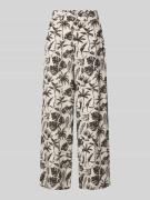 Jake*s Collection Wide Leg Stoffhose mit Eingrifftaschen in Beige, Grö...