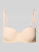 TOMMY HILFIGER BH mit Bügeln in Beige, Größe 75A