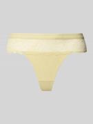 Calvin Klein Underwear String mit Spitze in Gelb, Größe M